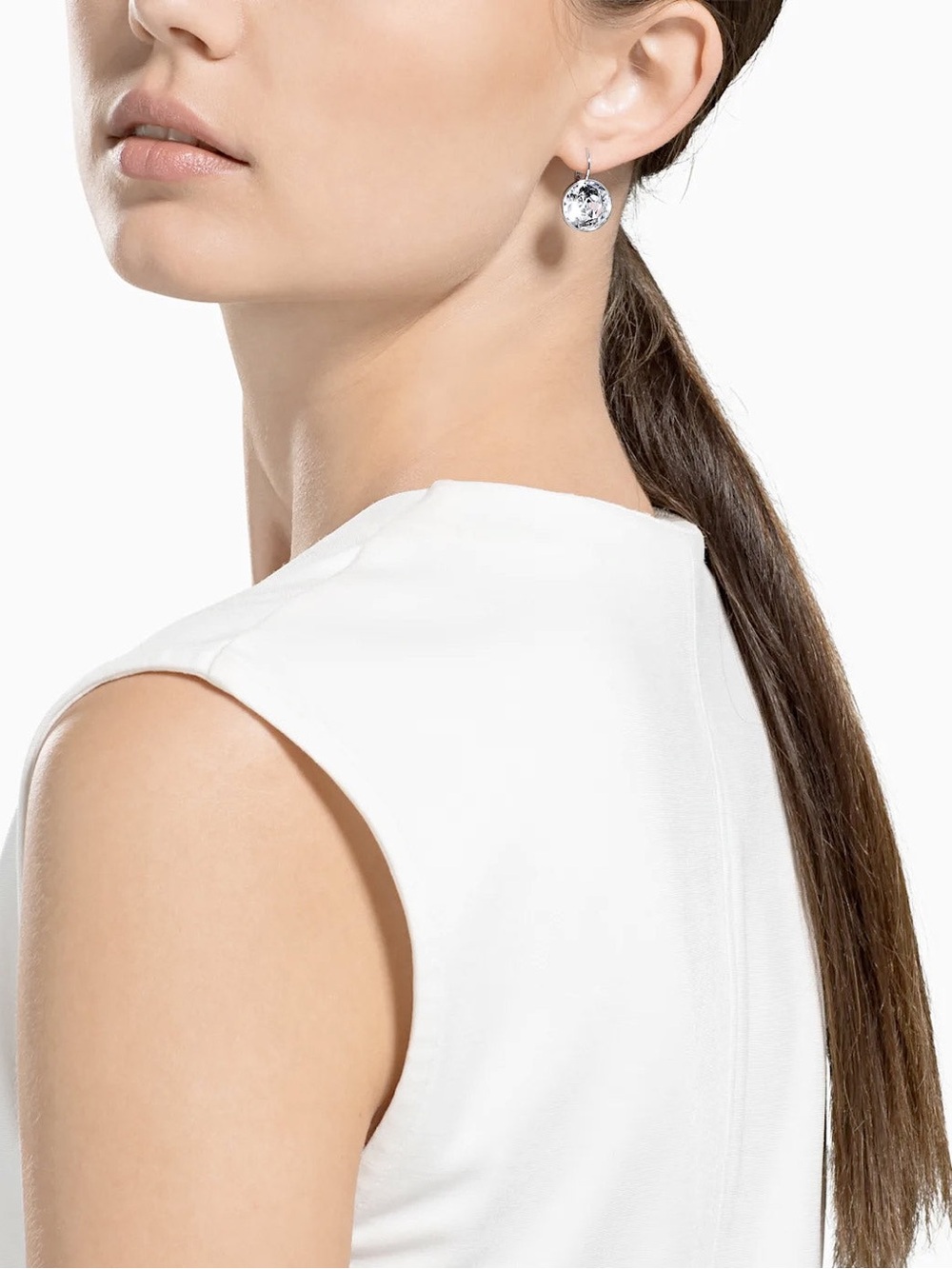 Authentic Swarovski Bella LARGE Earrings, White, 883551. BNIB. RARE. - Picture 12 of 12